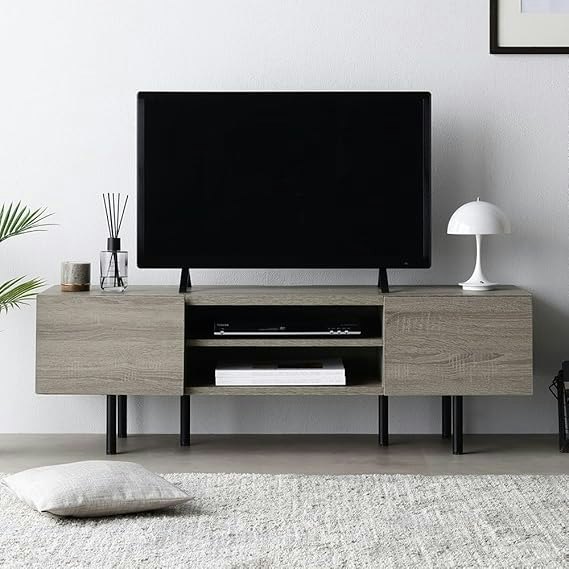 幅120cmのテレビ台は何インチのテレビに対応する?