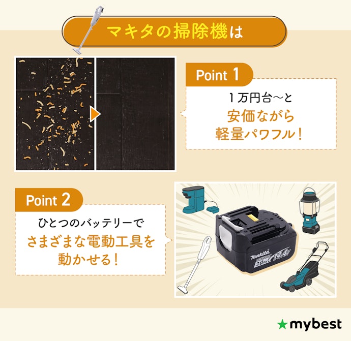 マキタの掃除機の魅力とは?