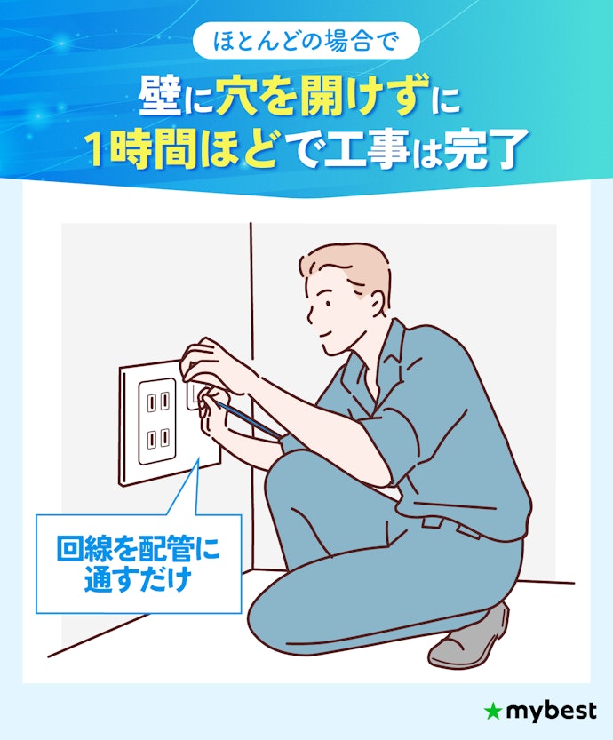 光回線・インターネット回線の工事は大変?