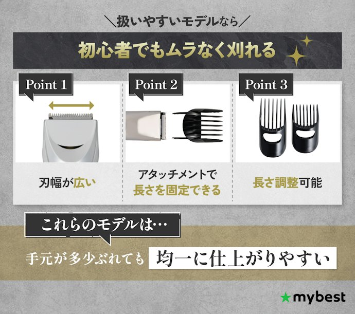 初心者でも、バリカンでムラなくセルフカットできる?