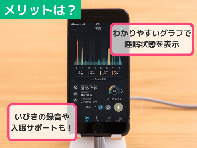 睡眠アプリのメリットは?