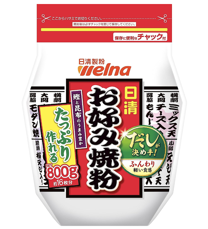 お好み焼き粉とたこ焼き粉の違いとは?