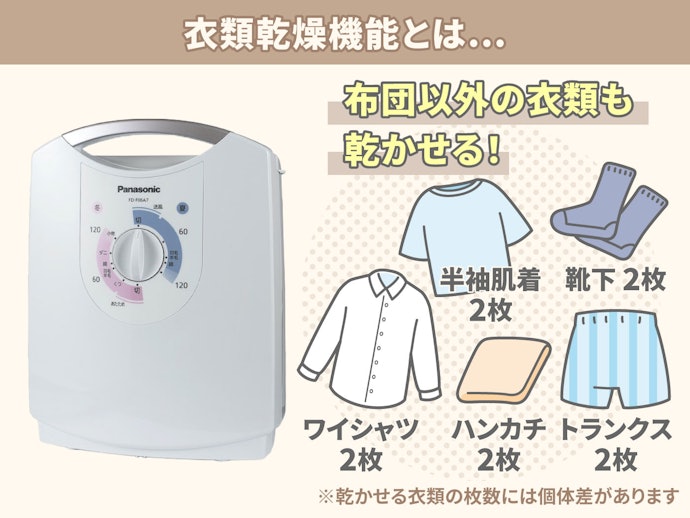 衣類乾燥機能付き布団乾燥機とは?メリットって?