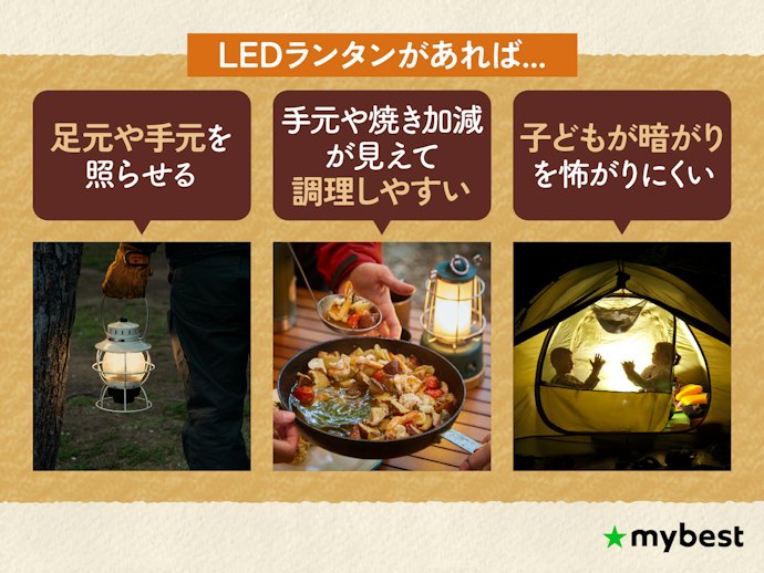 キャンプにLEDランタンは必要?