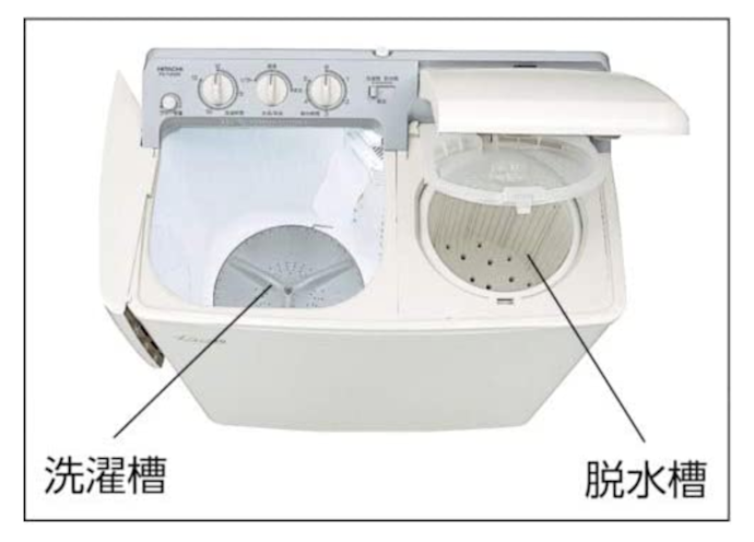 二槽式洗濯機とは?全自動洗濯機との違いは?