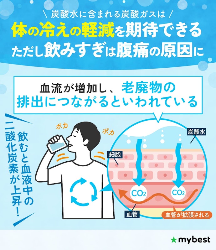 炭酸水は体にいい?どんなメリットがあるの?