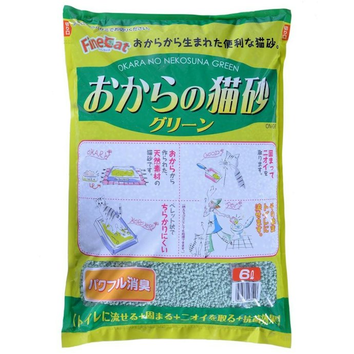砂を舐めてしまう猫にも使える!おからの猫砂の特徴とは?