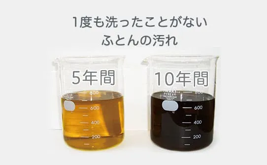 天日干しではダニや汚れは落ちない!年に1回は布団を洗おう