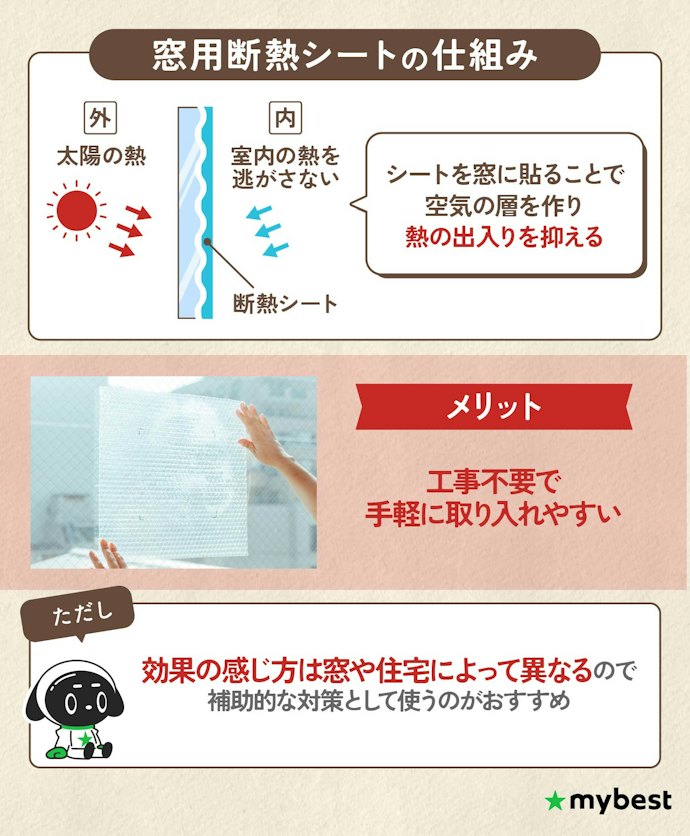 窓用断熱シートは効果がある?