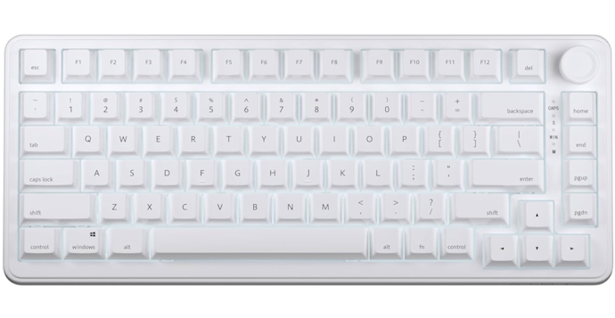 白いキーボードは黒より汚れが目立つ?