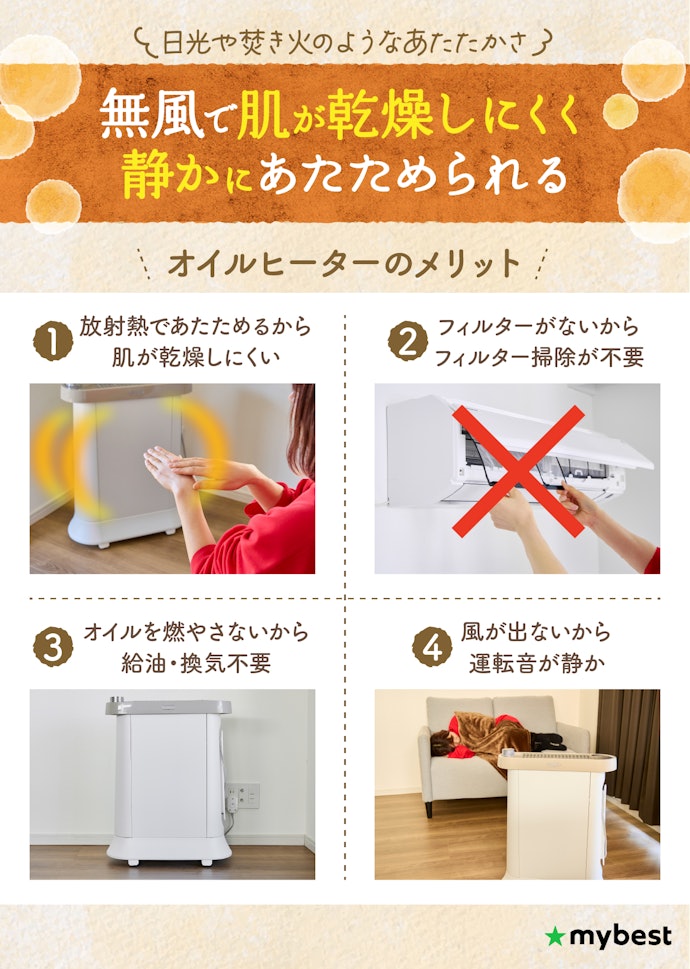オイルヒーターとは?メリットは何?