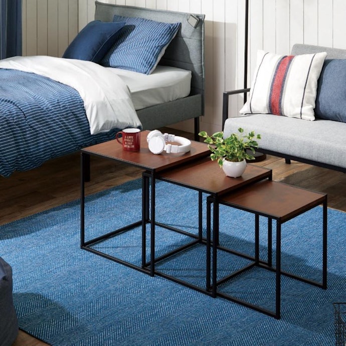 焼結石ゴールド脚 ネストテーブルセット エレガント 2脚 ネスト 焼結石ゴールド脚 ネストテーブルセット エレガント 2脚 ネスト