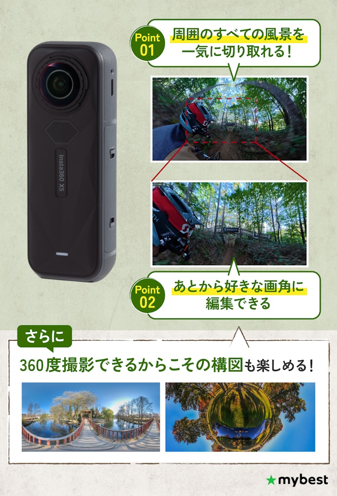 360度カメラ・VRカメラとは?どんな魅力がある?