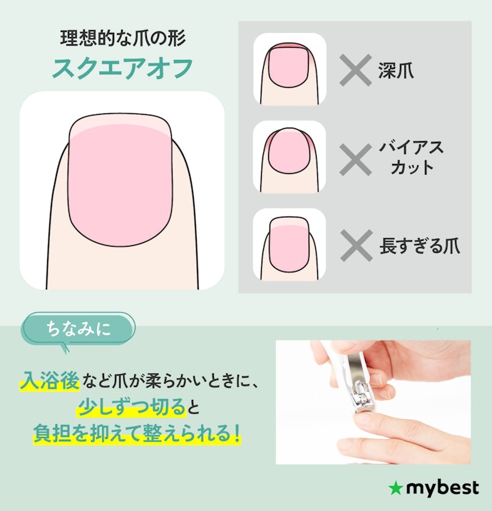 正しい爪の切り方は?綺麗に切るコツはある?