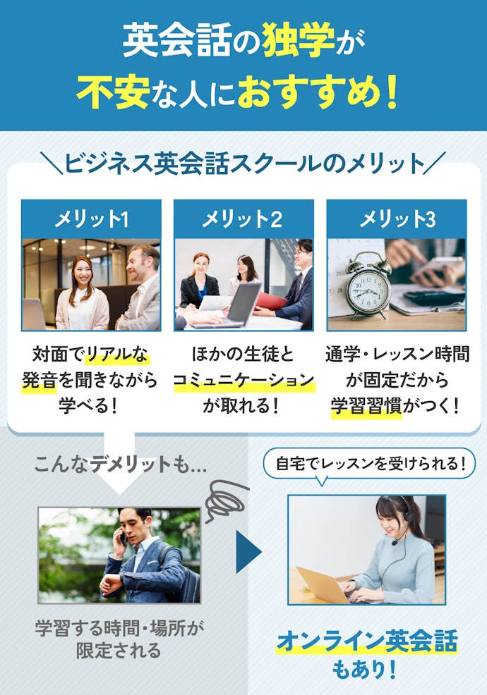 ビジネス英会話スクールはどんな人におすすめ?