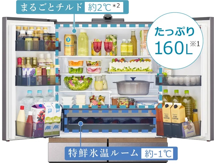 食材の鮮度を長持ちさせる!日立の冷蔵庫の魅力は?