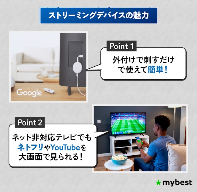 ストリーミングデバイスとは?使うメリットは?