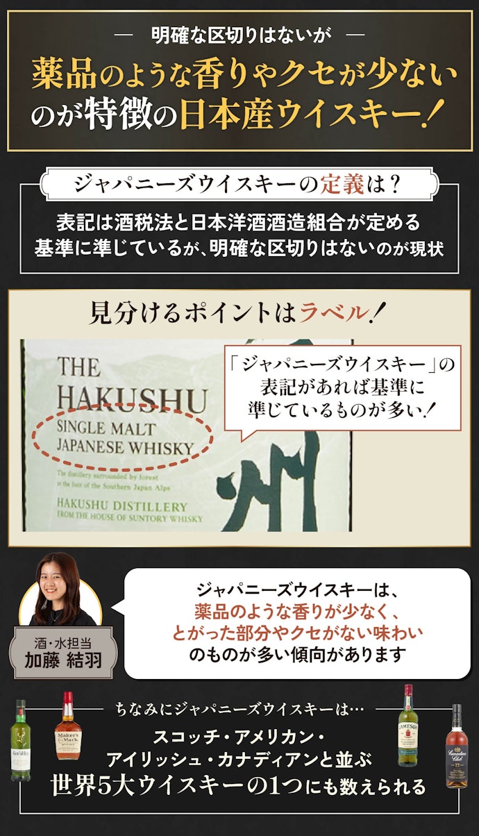 ジャパニーズウイスキーとは?