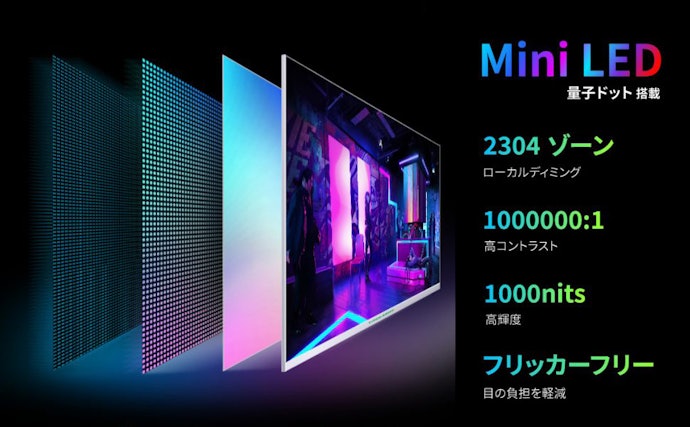 Mini LEDモニターとは?有機ELモニターと比較した際の利点は?