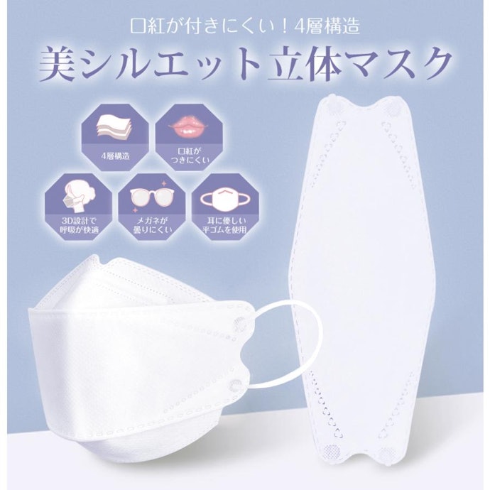 立体型不織布マスクのメリットとは?