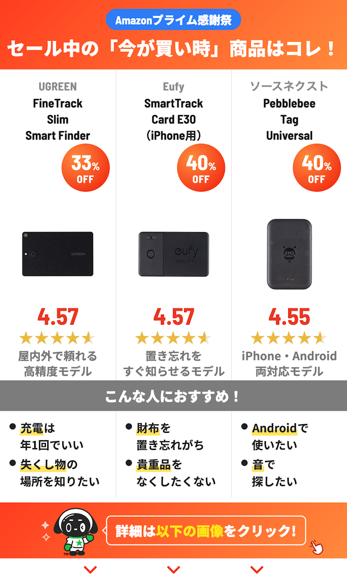 【Amazonプライム感謝祭セール開催中!】割引率が高いおすすめ商品はこちら