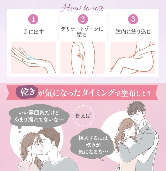 潤滑ゼリーの使い方は?塗布するタイミングはいつ?