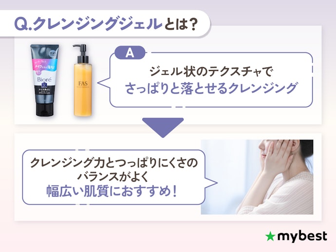 クレンジングジェルとは?はどんな人におすすめ?