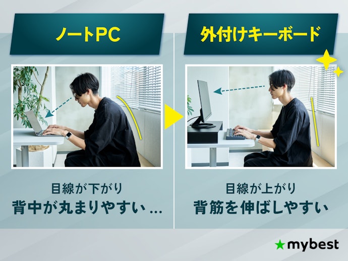 外付けキーボードを使うメリットは?