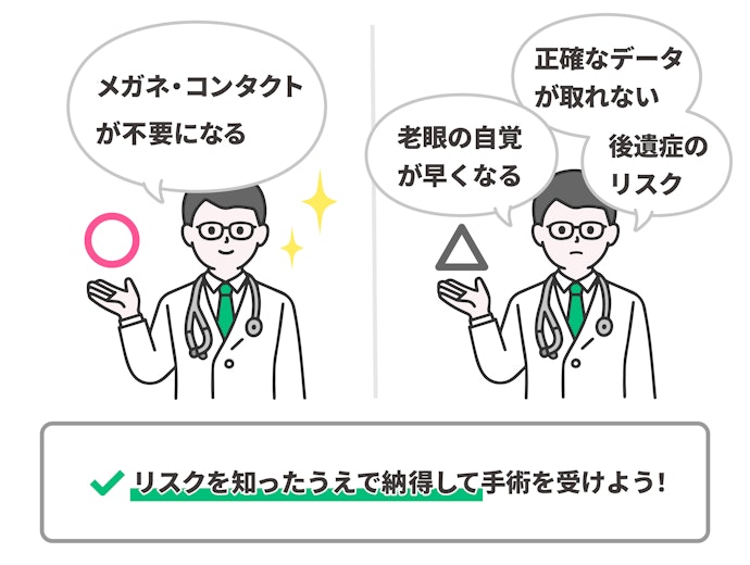レーシックのメリット・デメリットは?