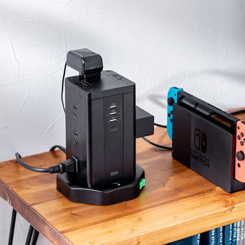 タワー型電源タップの特徴やメリットは?