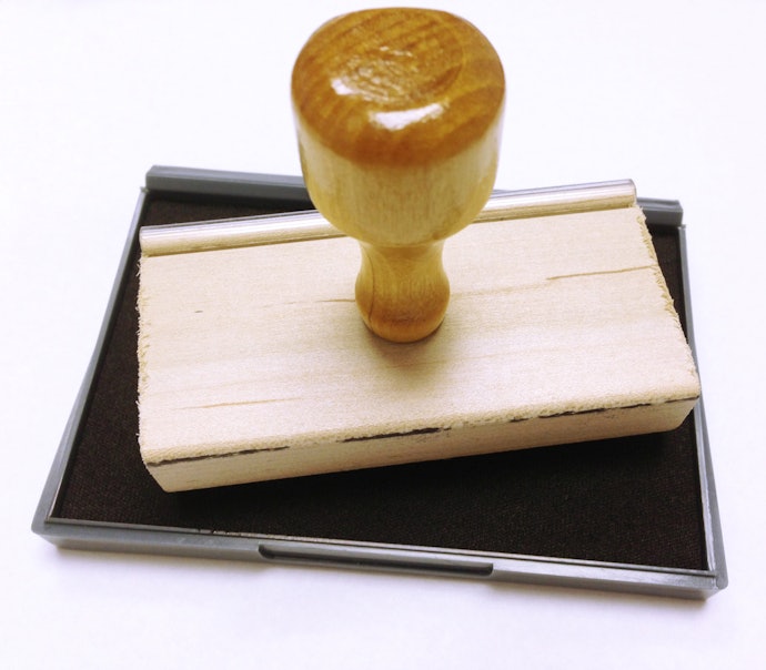 サイズは、ゴム印やスタンプより一回り大きなものを!