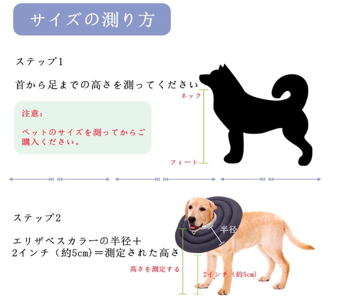 愛犬にあったサイズをチョイス