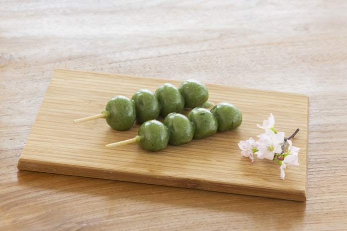 ヨモギ入りの白玉粉もおすすめ