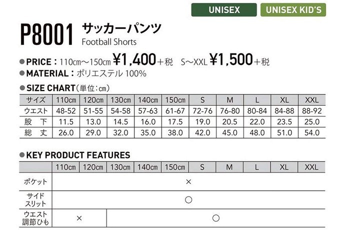 サイズはウエストを基準に選ぶと快適