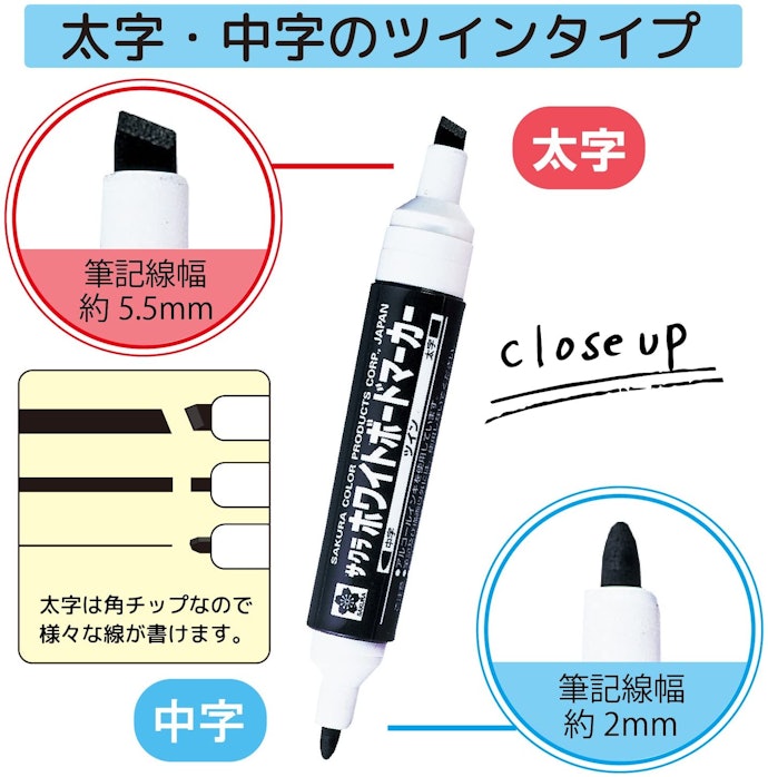 ペンの太さを選ぶ