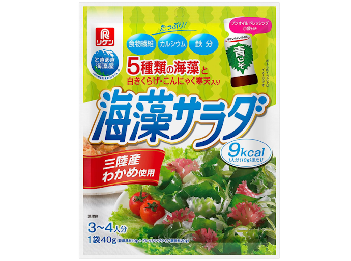 手軽に楽しみたいならドレッシング・タレつきが便利