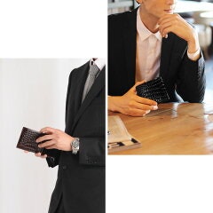 迫力のある長財布?コンパクトな二つ折り?財布の形に注目