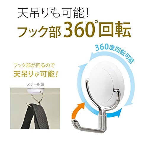 向きを気にせず設置できる可動式が便利