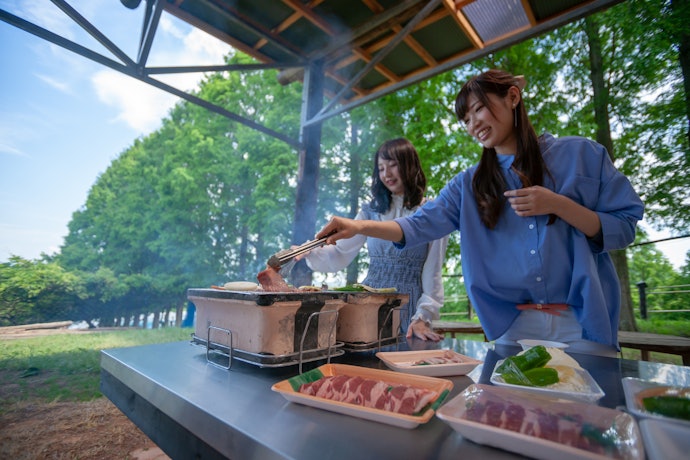 食事も確認しておこう。バーベキューができる宿もアリ
