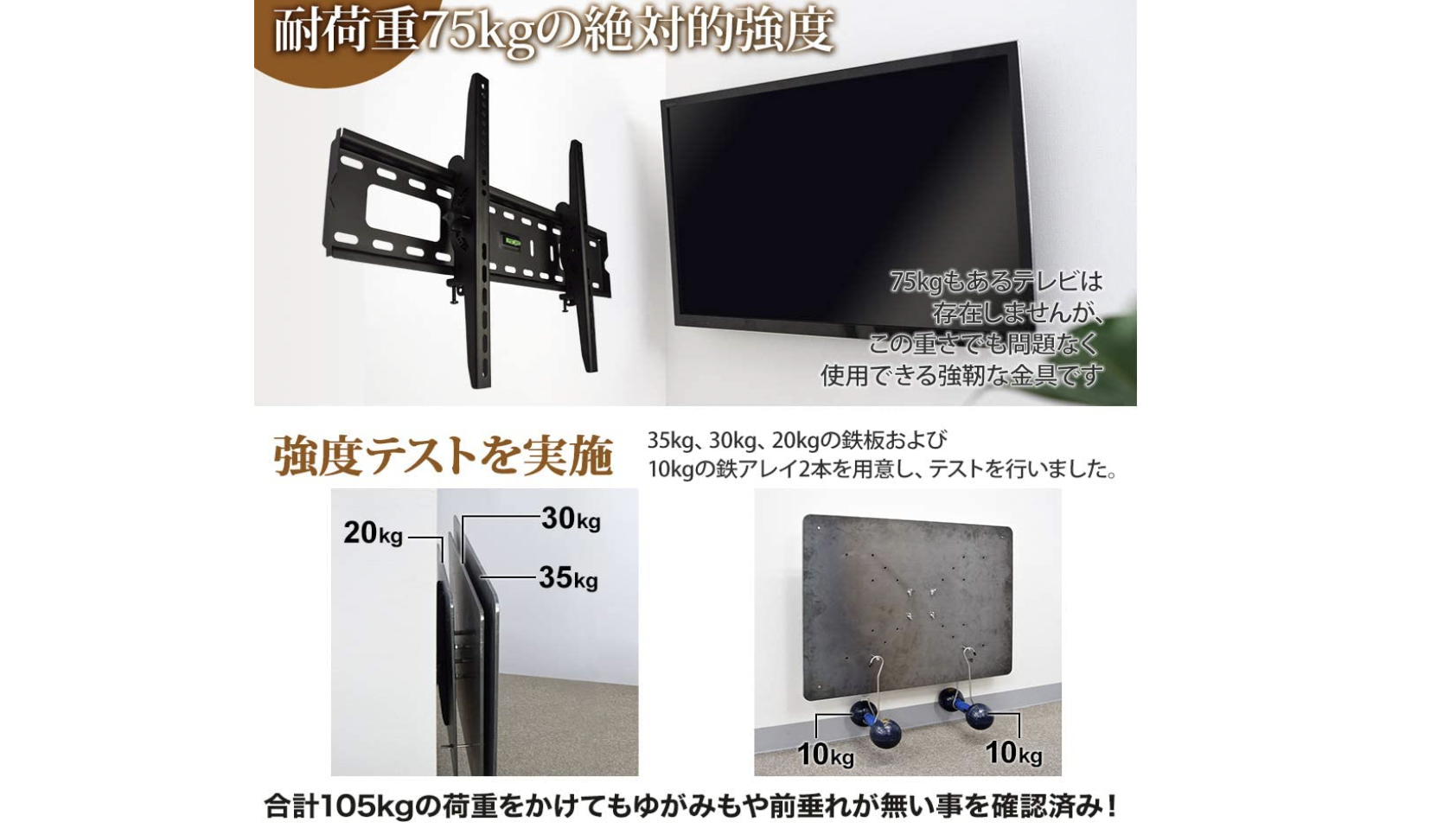 新発売の UNHO テレビ壁掛け金具 アーム式 TV壁かけ ダブルアーム 伸縮式 32〜65型対応 コーナーにも設置可能 上下 左右 前後 角度調節可能 