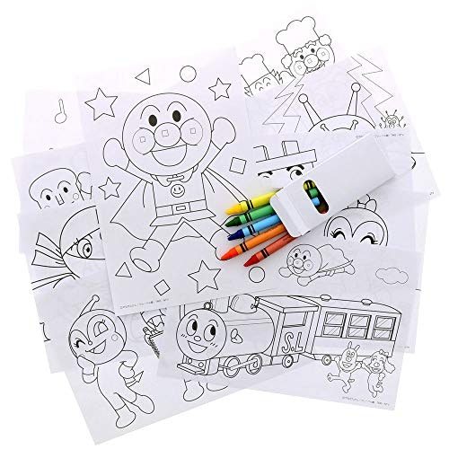 4歳以上は細かな絵柄の塗り絵をチョイス