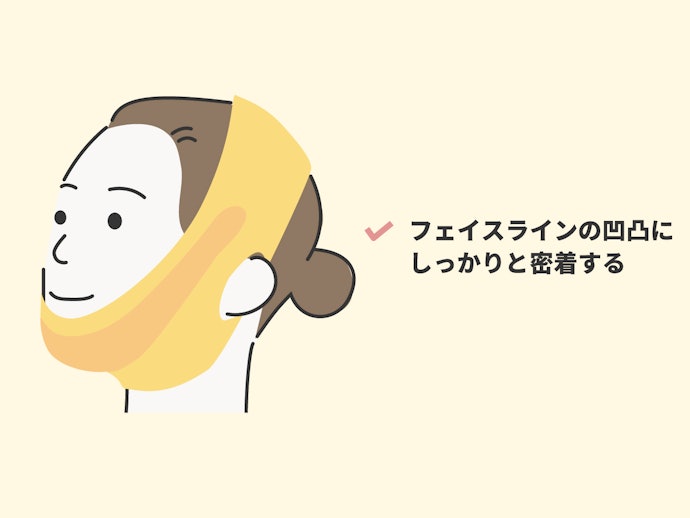 立体的な構造のベルトならフィット感もアップ