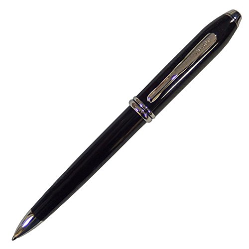 CROSS ボールペン 本体太くて黒色 専用ケース入り - 筆記具