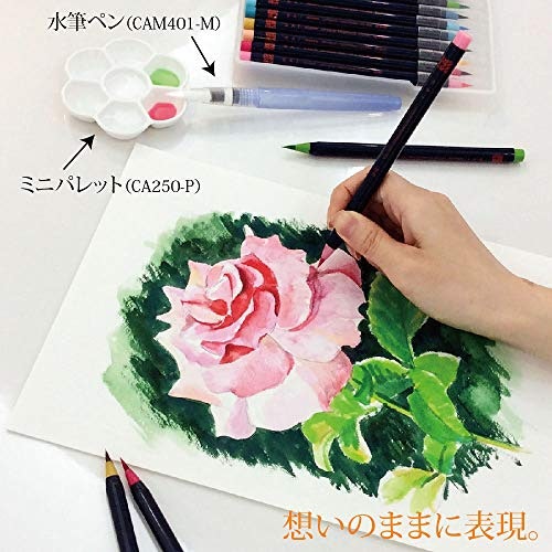 水彩タッチの絵を描きたいときは、さらっと伸びる水性染料インクがおすすめ