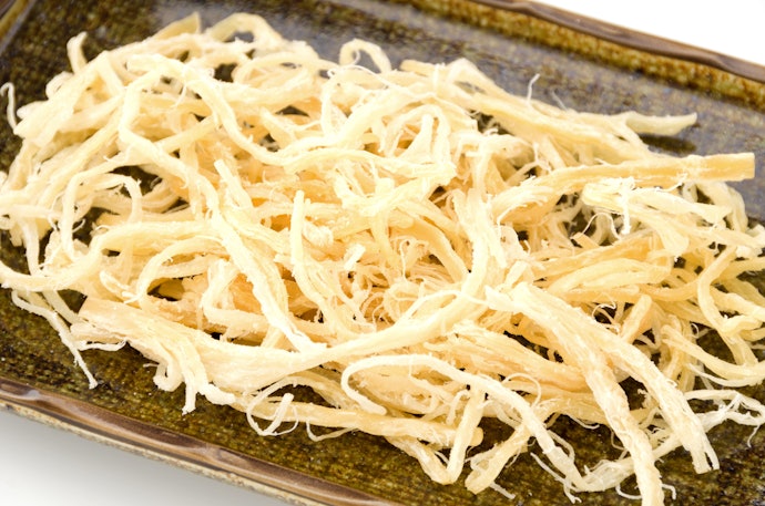 ビールのお供には、食べやすい皮なしソフトさきいか