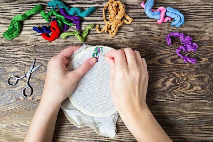 はじめてならワンポイント刺繍向けの8~10cmがぴったり