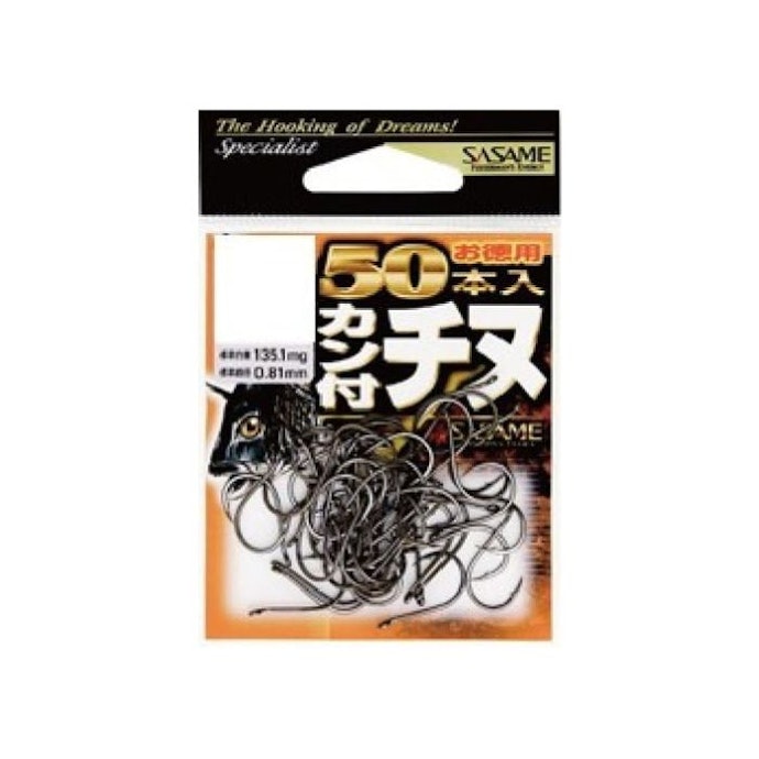 ささめ針は入り数が多め。お得に購入したい人にうってつけ