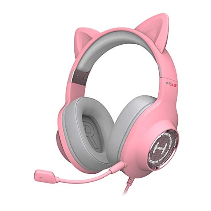 If you want to enjoy voice chat, get one with a microphone. cat ear headphones 