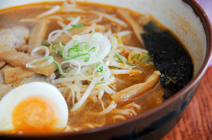 ツルツルとした喉越しのよさが魅力のラーメン