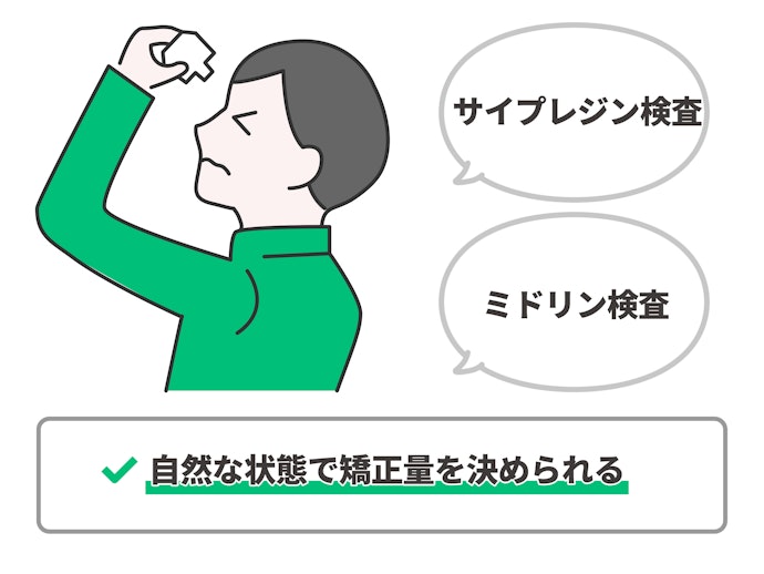 過矯正を防ぐためにサイプレジン検査やミドリン検査を行っている病院を選ぶ